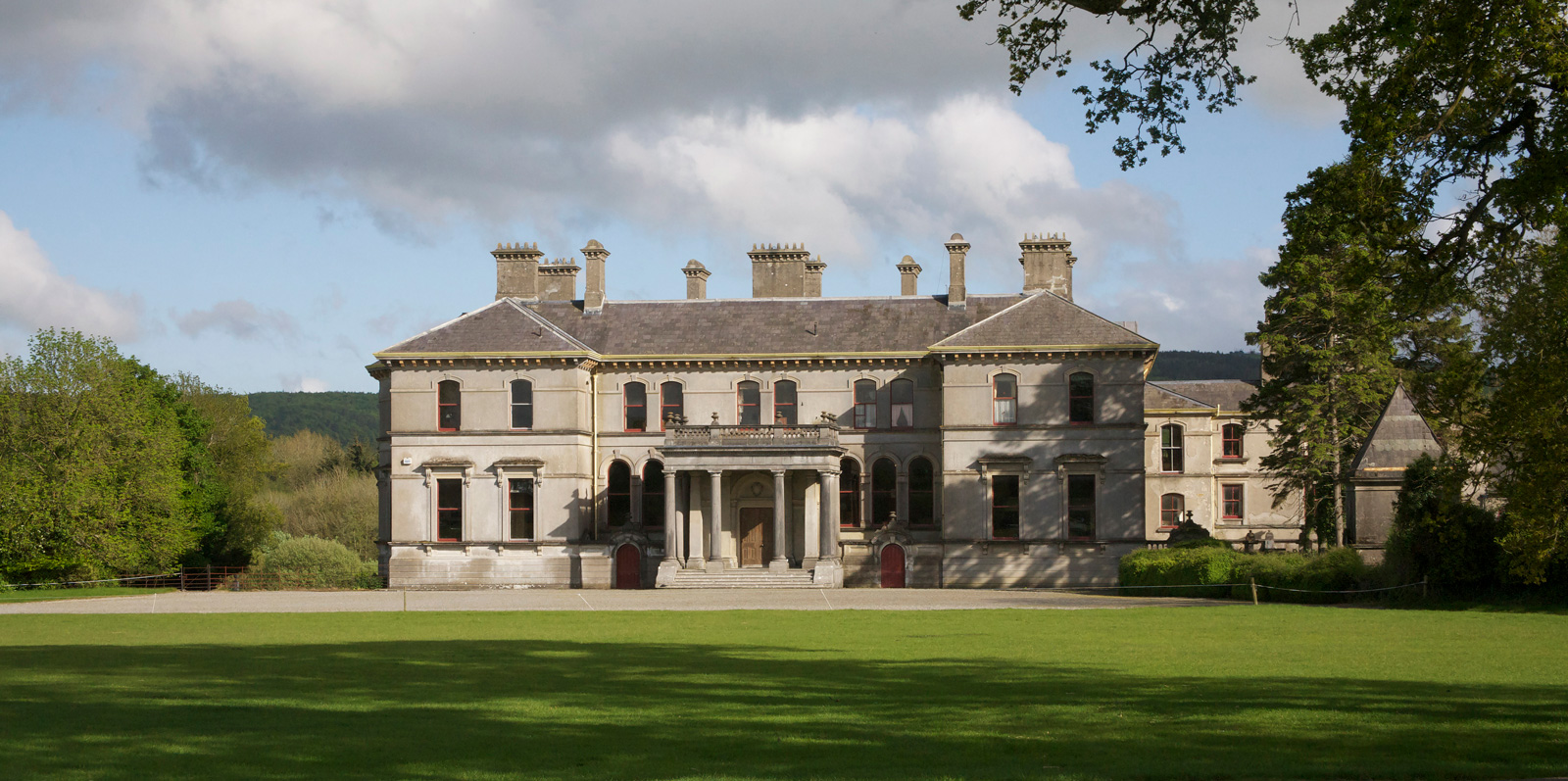 Stradbally Hall, where players stay